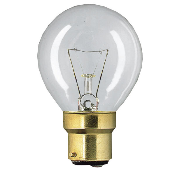 15w Golfball Lamp BC (Dimmable)