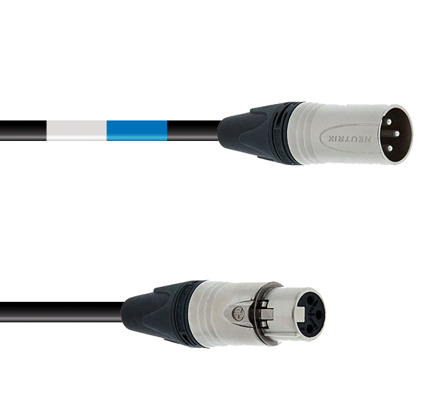 3-Pin XLR Cable 2mtr