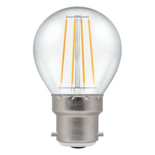 4w LED Filament Golfball Lamp BC WW (Non-Dimmable)