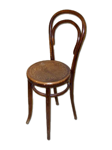 BENTWOOD CHAIR,HOOP BACK,TALL LEGS,SMALL SEAT