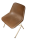 BUCKET  CHAIR,"ROBIN DAY "BROWN POLY PROP ON BEIGE LEGS