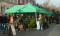 Hire CANOPY 3x3 Forest Green Poly with White Pelmets.