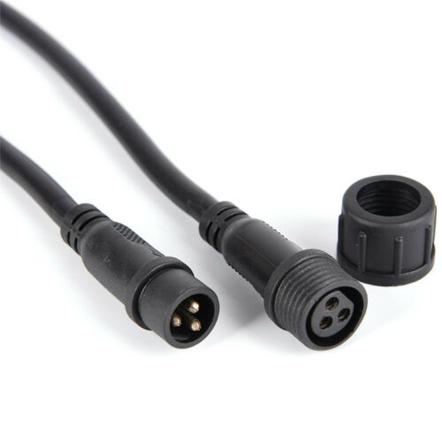 IP65 3 Pin Power Cable - 3'