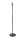 K&M Microphone Stand One Hand Round Base