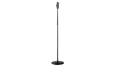 K&M One-hand straight round based microphone stand