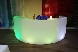 LED Illuminated Bar Tables