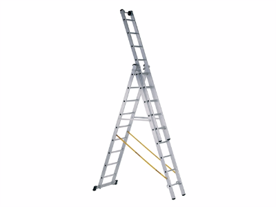 Ladder - Zarges 10 rung (3 section) 4.9m