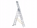 Hire Ladder - Zarges 10 rung (3 section) 4.9m.