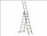Ladder - Zarges 8 rung (3 section) 4.1m