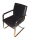 OFFICE CHAIR,SITAG,CANTILEVER,BLK LEATHER SEAT,BACK & ARM REST'S