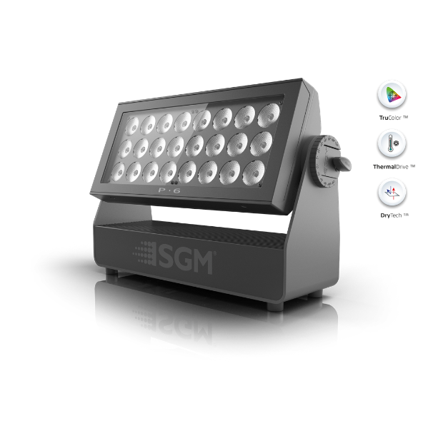 SGM P-6 - IP65 RGBW LED Wash / Strobe / Flood / Pixel / Blinder
