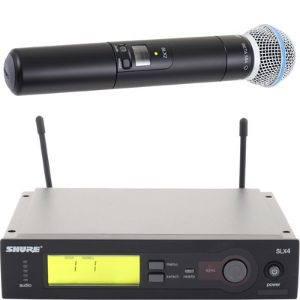 Shure SLX Handheld Radio Microphone with Receiver