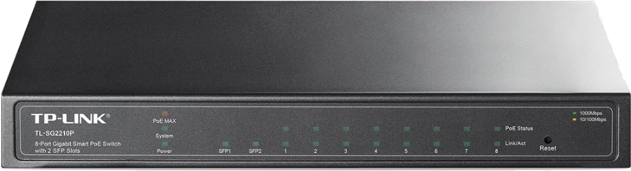 TP-Link TL-SG2210P 8 Port PoE Gigabit Switch