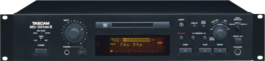 Tascam MD-301 2U MiniDisc Player