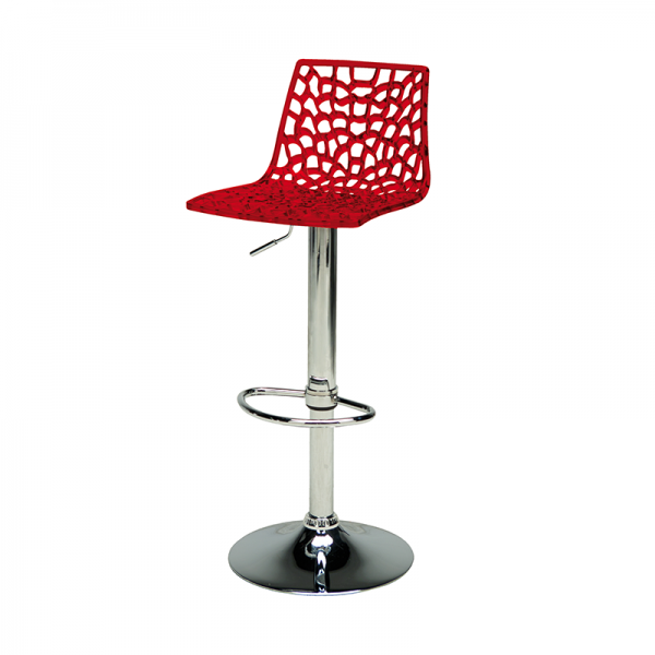 Web Stool in Red