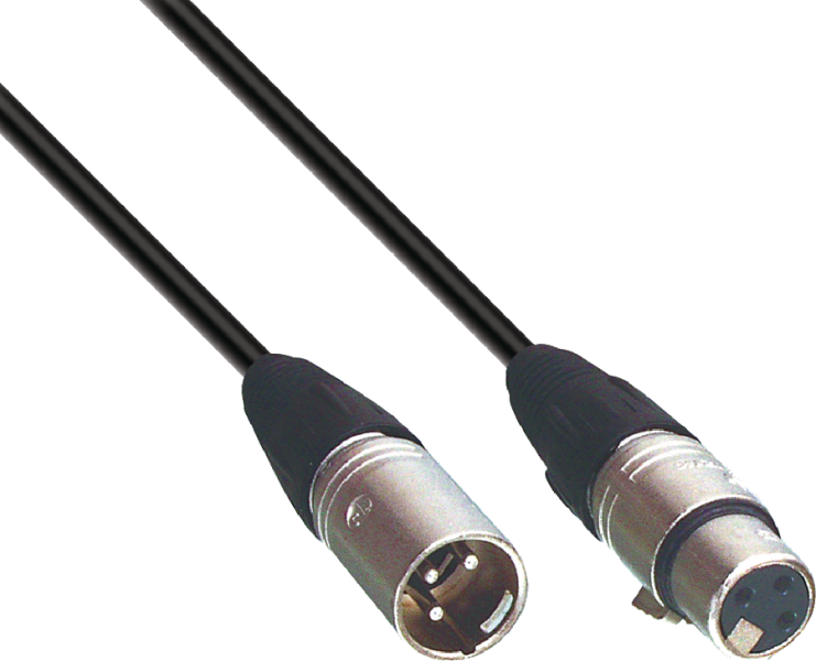 XLR 3 Pin Cable Short <2m
