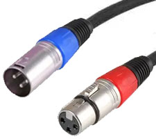 XLR Cable 02m+